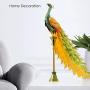 Piececool 3D Metal Model Kits-Colorful Peacock DIY 3D Metal Puzzle for Adults, Great Birthday Gifts