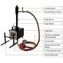 Portable Propane Gas Forge Single Burner Knife and Tool Making Blacksmith Farrier Forge with Stand Portable Propane Gas Forge Single Burner Knife and Tool Making Blacksmith Farrier Forge with Stand
