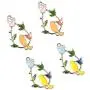 4 Pieces Metal Enamel Flower Leaves Branch Birds Connector DIY Bracelet Necklace Pendants Charms Findings for Jewelry Making DIY Craft 4 Pieces Metal Enamel Flower Leaves Branch Birds Connector DIY Bracelet Necklace Pendants Charms Findings for Jewelry Making DIY Craft