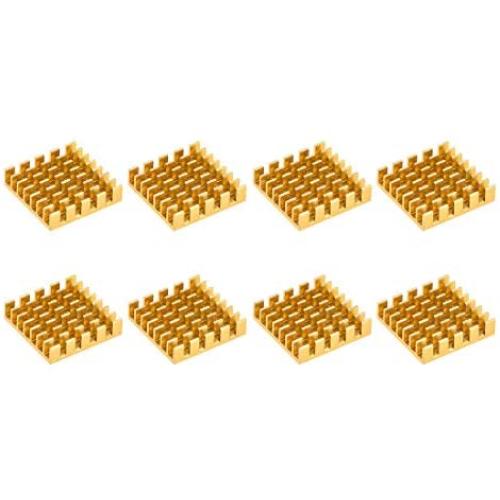 uxcell Electronic Radiators Heatsink for MOS GPU IC Chip Golden 22 x 22 x 6 mm 8pcs uxcell Electronic Radiators Heatsink for MOS GPU IC Chip Golden 22 x 22 x 6 mm 8pcs