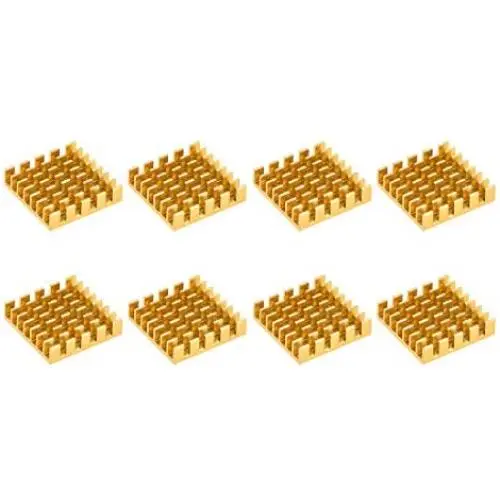 uxcell Electronic Radiators Heatsink for MOS GPU IC Chip Golden 22 x 22 x 6 mm 8pcs uxcell Electronic Radiators Heatsink for MOS GPU IC Chip Golden 22 x 22 x 6 mm 8pcs