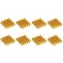 uxcell Electronic Radiators Heatsink for MOS GPU IC Chip Golden 22 x 22 x 6 mm 8pcs uxcell Electronic Radiators Heatsink for MOS GPU IC Chip Golden 22 x 22 x 6 mm 8pcs