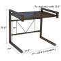 Metal Microwave Oven Rack Toaster Stand Shelf Expandable Kitchen Supplies Tableware Storage Counter Space Saver Cabinet Organizer Spice Holder with 3 Hooks, 60lbs Weight Capacity Black Stainless Steel