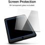 Spigen Tough Armor TECH with Custom-Fit Tempered Glass Designed for iPad 9.7 Case iPad 5th/6th Generation Case (2017/2018) - Black