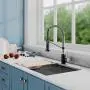 Kraus KPF-1610SFSMB Bolden 18-Inch Commercial Kitchen Faucet with Dual Function Pull-Down Sprayhead in All-Brite Finish, Spot Free Stainless Steel/Matte Black Kraus KPF-1610SFSMB Bolden 18-Inch Commercial Kitchen Faucet with Dual Function Pull-Down Sprayhead in All-Brite Finish, Spot Free Stainless Steel/Matte Black