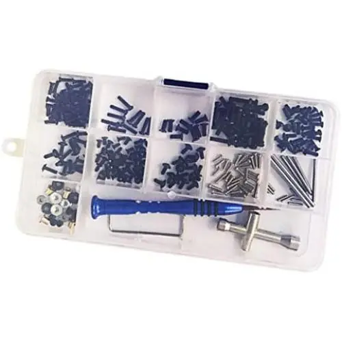 freneci 316pcs Metal M2/M2.5/M3 Screws Bolt & Nuts Set with Hexagon Wrench Repair Tool Box Kit for Wltoys 1/14 144001 RC Cars freneci 316pcs Metal M2/M2.5/M3 Screws Bolt & Nuts Set with Hexagon Wrench Repair Tool Box Kit for Wltoys 1/14 144001 RC Cars