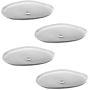French Press Filter 34 Oz 4 Pack Universal Replacement Reusable Stainless Steel 8 Cup (1000 ml / 1 Liter) Mesh Fits Most Coffee Presses with Metal Center Ring