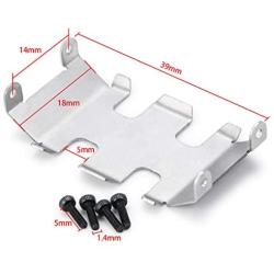 Metal Chassis Skid Plate Protective for 1/10 RC SCX24 90081 Crawler Car