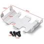 Metal Chassis Skid Plate Protective for 1/10 RC SCX24 90081 Crawler Car