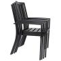 PHI VILLA 5 Piece Metal Patio Dining Set 37'' Square Patio Bistro Table and Garden Backyard Chairs - Umbrella Hole 1.57'' PHI VILLA 5 Piece Metal Patio Dining Set 37'' Square Patio Bistro Table and Garden Backyard Chairs - Umbrella Hole 1.57''