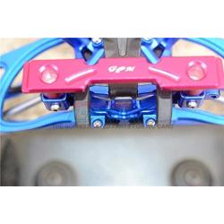 GPM for Traxxas E-Revo 2.0 VXL Brushless (86086-4) Upgrade Parts Aluminum Rear Body Post Mount - 1Pc Set Blue