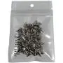 RUBYCA 100 Sets 9MM Silver Color Bullet Cone Spike and Stud Metal Screw Back for DIY Leather-Craft RUBYCA 100 Sets 9MM Silver Color Bullet Cone Spike and Stud Metal Screw Back for DIY Leather-Craft