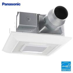 Panasonic FV-0811VFL5E WhisperFit EZ Retrofit Ventilation Fan with Light, 80 or 110 CFM