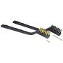 eBoot Mini Wire Brush Set for Cleaning Welding Slag and Rust, 6 Pack, Stainless Steel and Brass