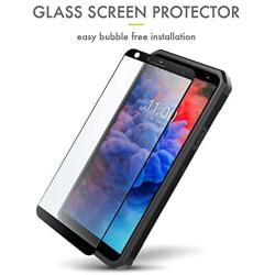 Evocel Explorer Series Pro Phone Case Compatible with Stylo 5 with Glass Screen Protector and Belt Clip Holster, Black