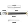 Glass Cutter Tool Set 2mm-20mm Pencil Style Oil Feed Carbide Tip with 2 Bonus Blades and Screwdriver