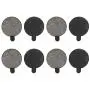 Brake Pads,4 Pairs Red Copper Semi Metal Brake Disc Rotor Pad Replacement Parts for 10in Electric Scooter