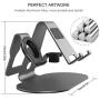3 in 1 Aluminum Charging Station for Apple Watch Charger Stand Dock for iWatch Series SE/6/5/4/3/2/1, iPad, AirPods Pro/2/1 and iPhone 12/11/Xs/X Max/XR/X/8/ 8P/7/7P/6S/6S（ Space Gray）