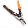 Finder 10 Straight Cut Aviation Snips, Scissors for Cutting Hard Material, Metal Sheet Cutter