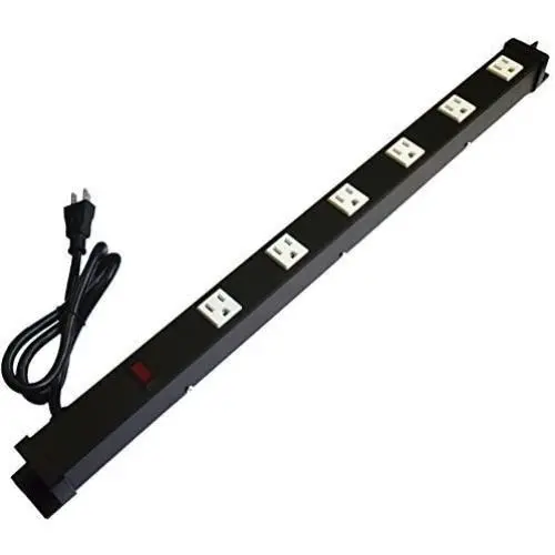 Opentron OT2063 Heavy Duty Metal Surge Protector Power Strip with Mounting Parts 6 Outlets 3 Feet Power Cord Opentron OT2063 Heavy Duty Metal Surge Protector Power Strip with Mounting Parts 6 Outlets 3 Feet Power Cord