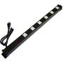 Opentron OT2063 Heavy Duty Metal Surge Protector Power Strip with Mounting Parts 6 Outlets 3 Feet Power Cord