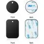 Mount Metal Plates Replacement Kits with 3M Adhensive for magnetic Car Mount Phone Holder 4 Pack (2 Rectangle 2 Round)