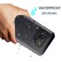 Galaxy Note 9 Case,Lilycase Armor Heavy Duty Hybrid Aluminum Metal Shockproof Military Shockproof Hard Cover for Samsung Galaxy Galaxy Note 9 Newest - Black