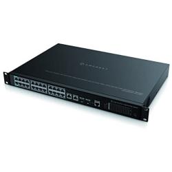 Amcrest Gigabit Uplink 26-Port POE+ Ethernet Switch with Metal Housing, 24-Ports POE+ (Plus) 802.3at 360w SFP Optical, Managed (AGPS26E24P-AT-240M)