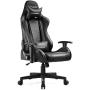 Gtracing Gaming Chair Racing Office Computer Ergonomic Video Game Chair Backrest and Seat Height Adjustable Swivel Recliner with Headrest and Lumbar Pillow Esports Chair,Black