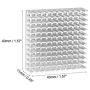 uxcell Electronic Radiator Heatsink for Stepper Motor,3D Printer 40x40x11mm Silver 6pcs