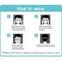 [50 Pack] KF 94 Face Mask for Adult, Protective Mask, H.A.C Plus [Made in KOREA]