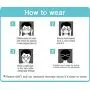 [50 Pack] KF 94 Face Mask for Adult, Protective Mask, H.A.C Plus [Made in KOREA]