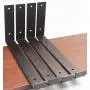 6 Pack - 11.25''L x 6''H x 1.5''W J Lip Shelf Bracket Rustic Industrial Farmhouse Iron Metal Wall Floating Shelf Bracket Metal Shelf Bracket, Industrial Shelf Bracket Shelf Supports with Screws 6 Pack - 11.25''L x 6''H x 1.5''W J Lip Shelf Bracket Rustic Industrial Farmhouse Iron Metal Wall Floating Shelf Bracket Metal Shelf Bracket, Industrial Shelf Bracket Shelf Supports with Screws