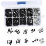 ShareGoo 340PCS Universal Screws Box Repair Accessories for HSP Redcat Traxxas SCX10 HPI 1/10 RC Car,M3 Flat/Round Head Screws & M3/M4 Flat Washer