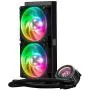 Cooler Master MasterLiquid ML240P Mirage ARGB Close-Loop AIO CPU Liquid Cooler, 240 Radiator, Transparent Pump, Addressable RGB Lighting, Dual MF120 Fans for AMD Ryzen, TR4 /Intel LGA1151 Cooler Master MasterLiquid ML240P Mirage ARGB Close-Loop AIO CPU Liquid Cooler, 240 Radiator, Transparent Pump, Addressable RGB Lighting, Dual MF120 Fans for AMD Ryzen, TR4 /Intel LGA1151