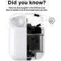 elago AirPods 2 Dust Guard (Matte Space Grey, 1 Set) Dust-Proof Metal Cover, Luxurious Finish, Watch Installation Video - Compatible with Apple AirPods 2 Wireless Charging Case [US Patent Registered]