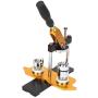 Rotate Button Maker, 1.26'' 32mm Button Badge Maker Pins Punch Press Machine Aluminum Frame 100pcs Free Button Parts Punch Press Machine for DIY Badges