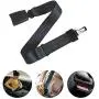 Car Seat Belt Extender, Adjustable Seat Belt Extender Seat Safety Belt, 7 Inch, 8 Inch Type A Metal Tongue Seatbelt Extender Car Buckles for Most Cars (9-30 Inch, Black) Car Seat Belt Extender, Adjustable Seat Belt Extender Seat Safety Belt, 7 Inch, 8 Inch Type A Metal Tongue Seatbelt Extender Car Buckles for Most Cars (9-30 Inch, Black)
