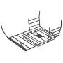 Dilwe RC Roof Rack Luggage, Metal Car Roof-Rack Luggage Carrier for RC Truck Car Shell with 313mm Wheelbase Dilwe RC Roof Rack Luggage, Metal Car Roof-Rack Luggage Carrier for RC Truck Car Shell with 313mm Wheelbase