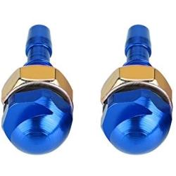 2pcs Windshield Washer Nozzle, Keenso Universal Car Auto Windshield Wiper Spray Jet Nozzle Replacement Kit(Blue)
