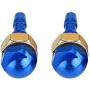 2pcs Windshield Washer Nozzle, Keenso Universal Car Auto Windshield Wiper Spray Jet Nozzle Replacement Kit(Blue)