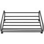 MyGift 24-Inch Rolling Metal Under-Bed Storage Cart with Rotating Wheels