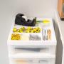 IRIS USA, Inc. MC-322-TOP NEW MINI CHEST, 4 Drawer, White