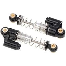 VERBAY for Axial SCX24 90081 1/24 RC Crawler Car Upgrade Parts Metal Shock Absorber Damper Accessories,BK