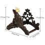 Sungmor Heavy Duty Cast Iron Garden Hose Holder | Water Hose Hanger Wall Mounted | Decorative Indoor Outdoor Hose Rack Reel | 50FT 75FT 100FT Water Hose Bulter Storage | Lovely Frog Metal Hose Stand