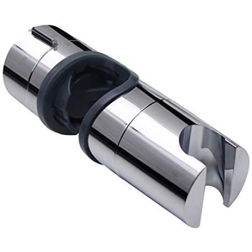PIH Hand Shower Bracket for Slide Bar Adjustable 22-25MM O.D, Chrome Plated