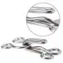 80 Set Sewing Hooks and Eyes Closure for Bra, Fur Coat Jacket and Clothing, Metal Buttons Trousers Hook, Silver and Black, 4 Sizes 80 Set Sewing Hooks and Eyes Closure for Bra, Fur Coat Jacket and Clothing, Metal Buttons Trousers Hook, Silver and Black, 4 Sizes