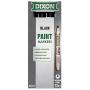 DIXON Industrial Paint Markers, Medium Tip, Box of 12 Markers, Black (80227)