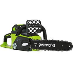 Greenworks G-MAX 40V 16-Inch Cordless Chainsaw, Battery and Charger Not Included 20322