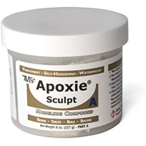 Apoxie Sculpt - 2 Part Modeling Compound (A & B) - 1 Pound, White